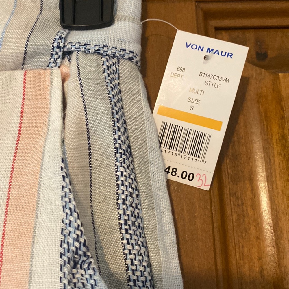 Brand new! Ban jara brand pants from Von Maur; linen/rayon, size small